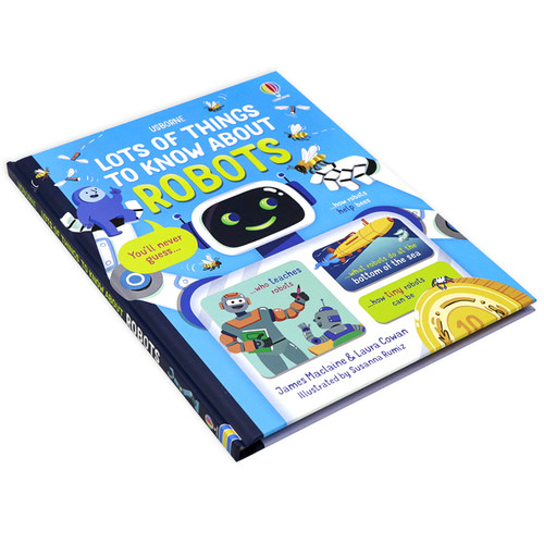 Usborne关于机器人你所需要知道的那些事 英文原版 Lots of Things to Know About Robots 儿童科普百科英语绘本彩色插图图解 - 图0