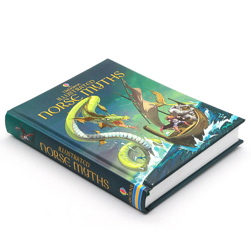 北欧神话故事集 进口英文原版 The Usborne Illustrated Norse Myths 精装全彩插画版 中小学生英语课外阅读绘本图画故事书 - 图0