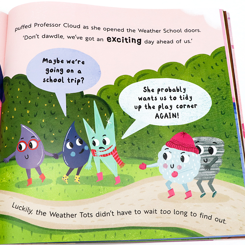 牛津精品绘本天气小孩系列 鲍伊加入小队 英文原版 Weather Tots Bowie Joins the Team 全彩趣味插图 亲子共读英语早教启蒙图画书 - 图2