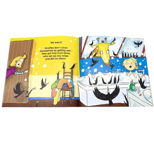 如何拥抱鳄鱼喂大象给长颈鹿洗澡如何遛鲸鱼4册英文原版绘本 How to Cuddle a Crocodile儿童英语读物启蒙温馨亲子读物图画故事书 - 图1