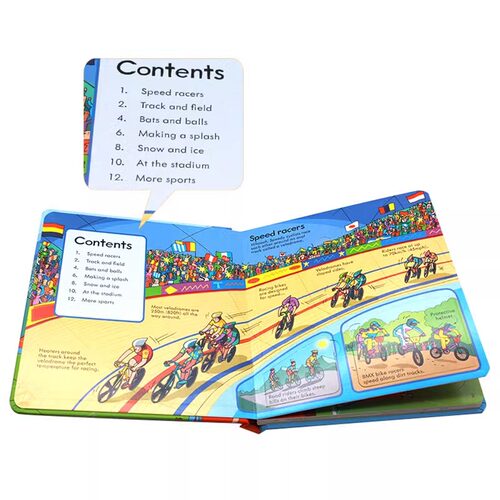 偷偷看系列 运动 英文原版绘本 Usborne Look inside Sports 百科纸板翻翻书儿童读物儿童启蒙机关纸板科普翻翻书洞洞书亲子共读 - 图2