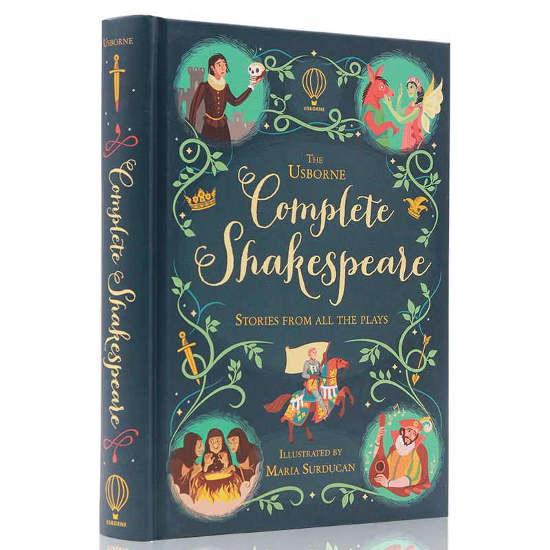 现货 Usborne简奥斯汀/狄更斯/莎士比亚儿童插图版全集3册Complete Jane Austen Dickens Shakespeare英文原版精装课外兴趣阅读-图0