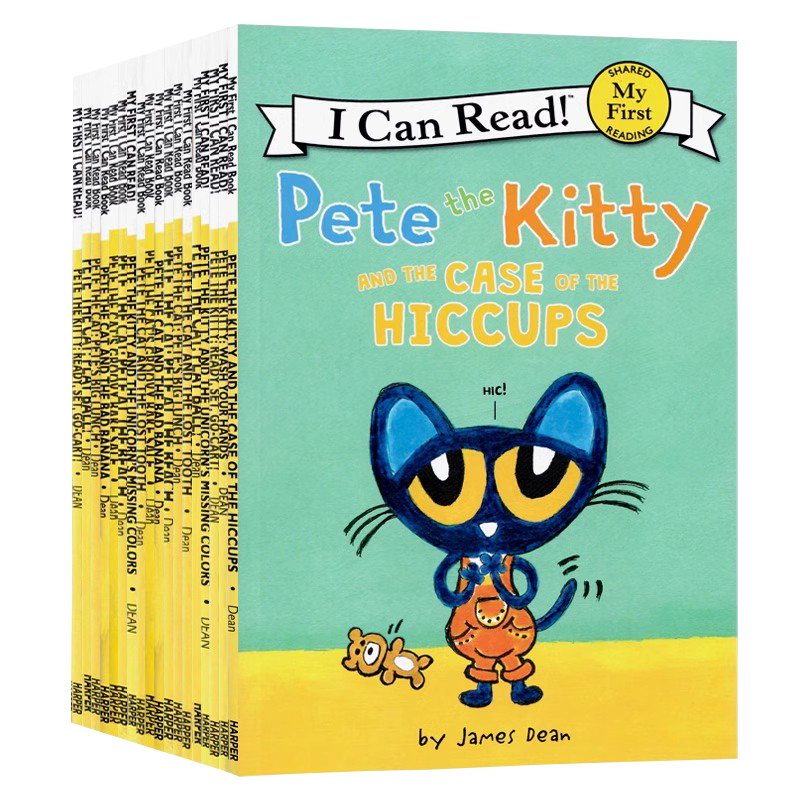 I Can Read系列英文原版少儿童绘本入门级 Pete the Cat绘本皮特猫18册全套合售系列英语分级阅读儿童图画书启蒙学习icanread-图3