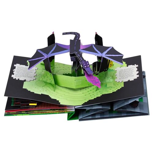现货我的世界官方立体书英文原版 Minecraft The Official Pop-Up Matthew Reinhart 影视同人立体画册插画原画设定集正版进口书籍 - 图1