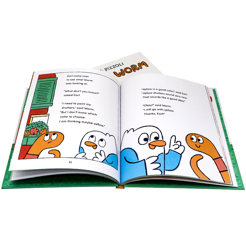 漫画章节书 伯爵与沃姆2册合售 英文原版绘本 Earl & Worm The Bad Idea and Other Stories 儿童幽默故事 英语课外读物 趣味全彩 - 图1