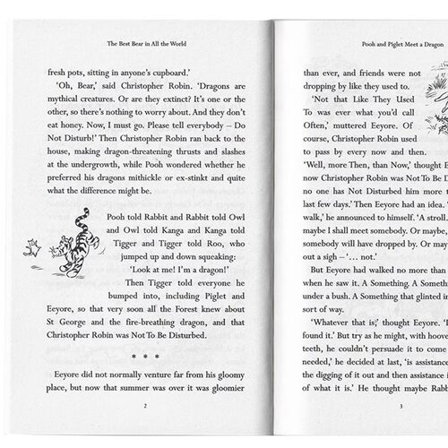 Winnie the Pooh 小熊维尼6册礼盒装 英文原版小说 青少年经典故事 课外读物 亲子互动 AA MILNE 章节桥梁书 配精美插画 进阶阅读 - 图2