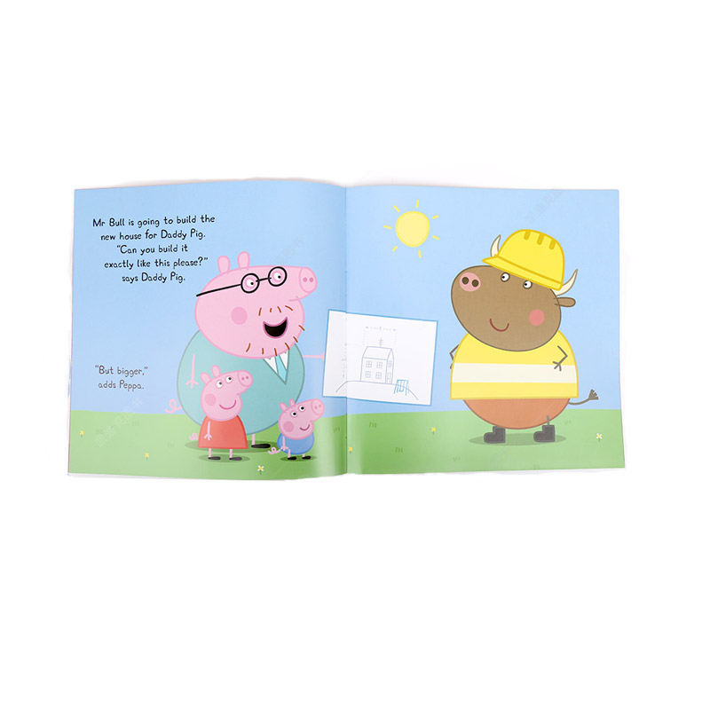 预售Peppa Pig Picture Books 蓝色袋子粉猪10册英文原版绘本 Peppa Pig粉红猪小妹小猪佩奇与乔治10本大开本装早教动画儿童故事书 - 图2