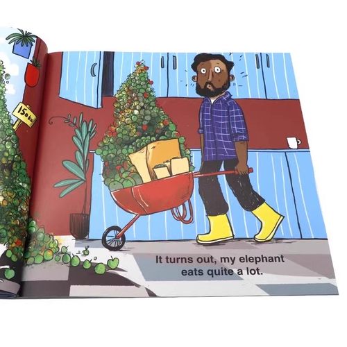 如何拥抱鳄鱼喂大象给长颈鹿洗澡如何遛鲸鱼4册英文原版绘本 How to Cuddle a Crocodile儿童英语读物启蒙温馨亲子读物图画故事书 - 图2