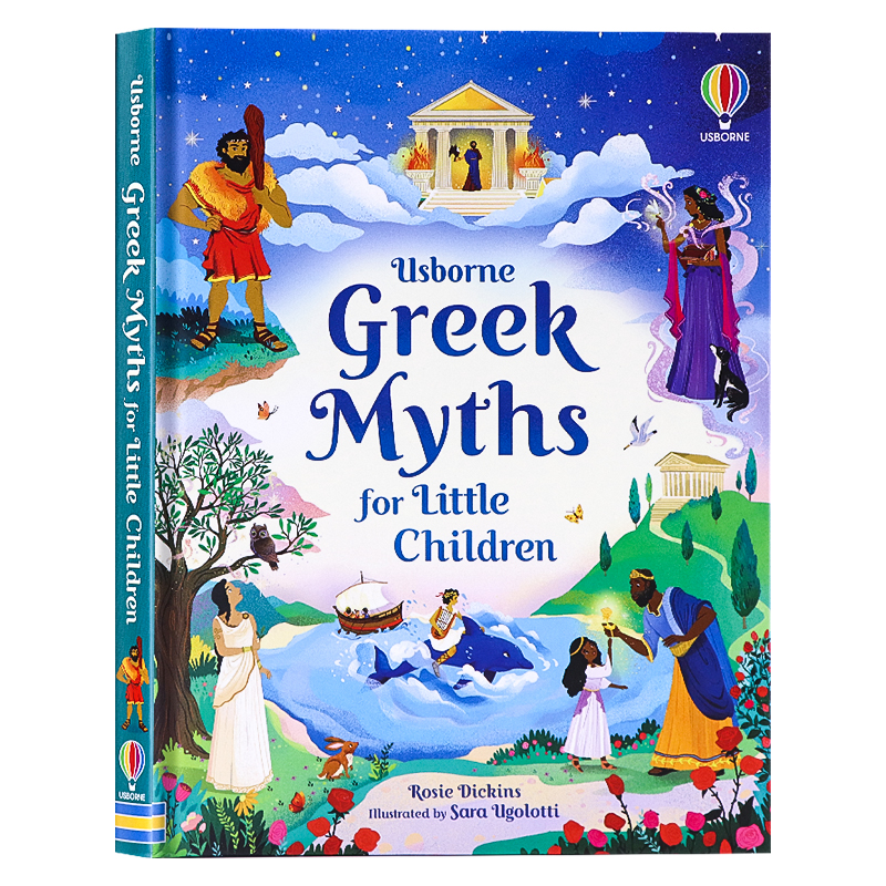 Usborne 给儿童的希腊神话 英文原版绘本 Greek Myths for Little Children 亲子互动 精装全彩版 低幼神话故事合辑 儿童英语启蒙 - 图3