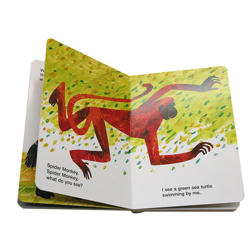 Panda Bear, What do you see 熊猫你看到了什么英文原版绘本 幼儿童早教启蒙纸板书英语 Eric Carle卡尔爷爷 常青藤爸爸书单推荐 - 图1