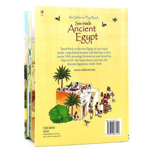 Usborne看里面系列 古埃及 See Inside Ancient Egypt 英文原版绘本 儿童英语科普读物 精装纸板书翻翻书 - 图0