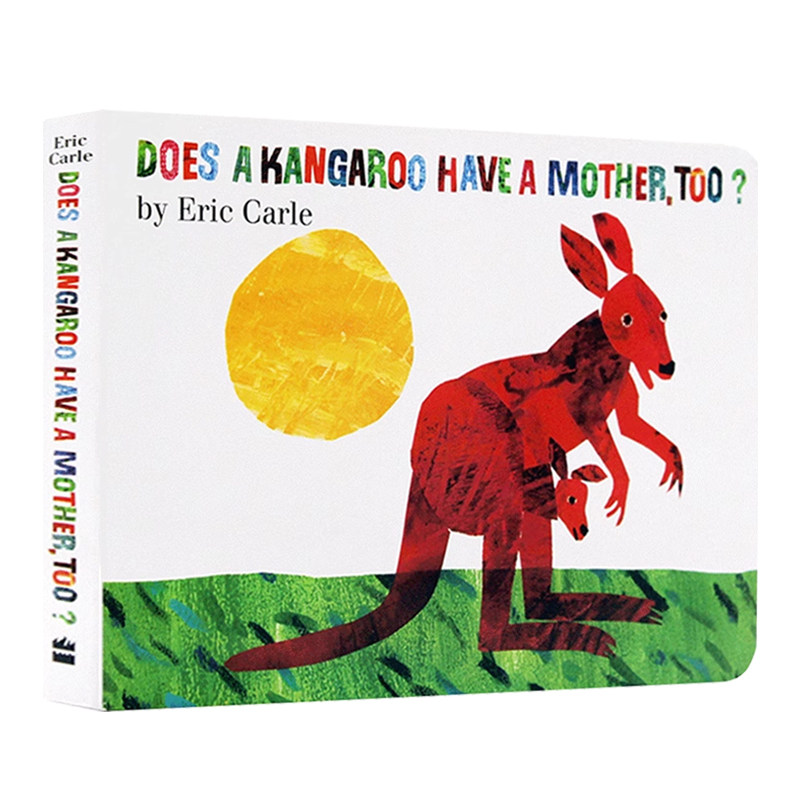 英文原版绘本 Eric Carle Does a Kangaroo Have a Mother Too袋鼠也有妈妈吗 幼儿童早教启蒙英语读物纸板书 艾瑞卡尔爷爷图书籍,淘宝优惠券,粉丝福利购,淘宝优惠卷