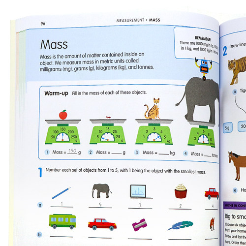 DK出版如何学好数学练习册1英文原版 How to be good at Maths Workbook1DK儿童职业技能小百科系列7-9岁STEM课程学习学科教辅 - 图2
