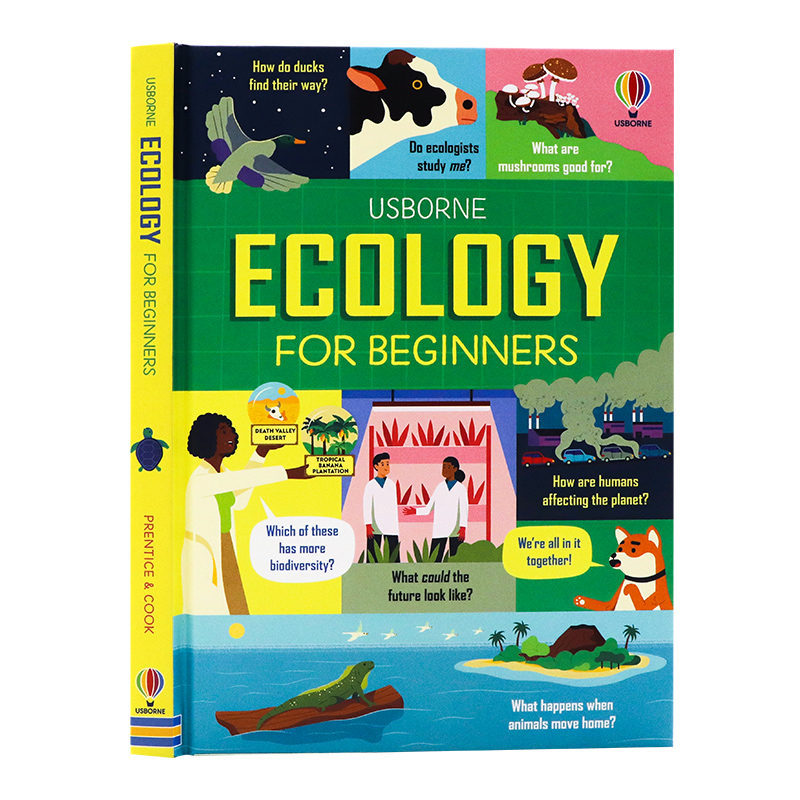 Usborne初学者读懂生态学英文原版 Ecology for Beginners 儿童绘本知识百科科学科普读物彩色插图精装尤斯伯恩 - 图3