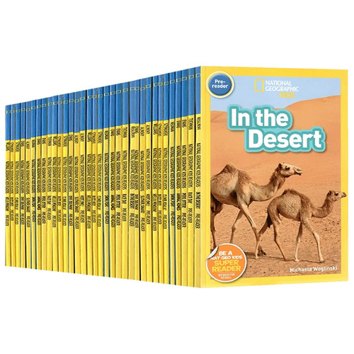 英文原版美国国家地理系列入门级34册一二三阶段分级阅读 National Geographic Kids Pre-reader/Level1/2/3 儿童英语启蒙全彩读物 - 图3