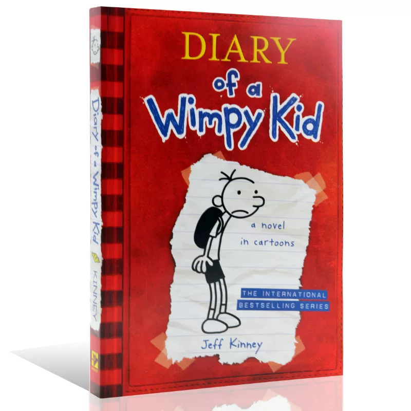 Английская оригинальная серия Diary of a Wimpy Kid, 20 томов, дневник застенчивого ребёнка, англоязычная версия Diary of a Wimpy Kid, комикс-п Chapter book The Meltdown, Джеф Кинни, английская книга для чтения для детей и подростков, рекомендована школами