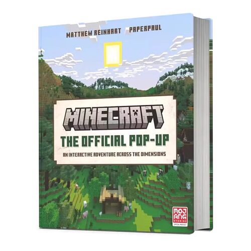 现货我的世界官方立体书英文原版 Minecraft The Official Pop-Up Matthew Reinhart 影视同人立体画册插画原画设定集正版进口书籍 - 图0