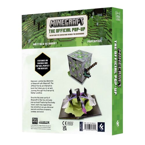 现货我的世界官方立体书英文原版 Minecraft The Official Pop-Up Matthew Reinhart 影视同人立体画册插画原画设定集正版进口书籍 - 图3