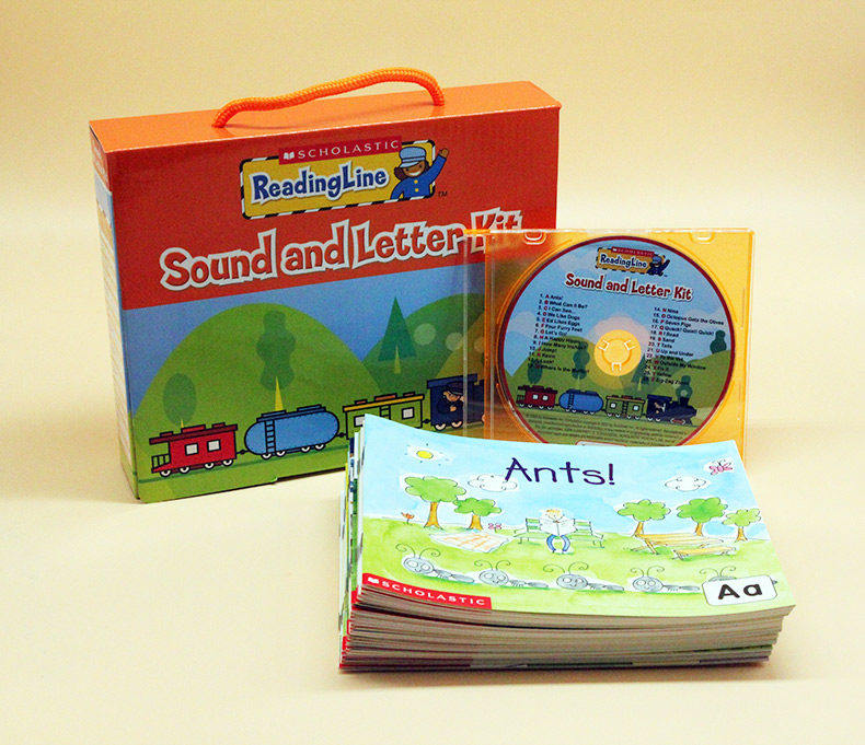 ReadingLine Sound and Letter Kit+CD 字母与发音套装盒装 英文原版绘本 零基础入门 原版CD 美国学乐scholastic出品