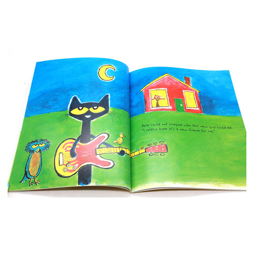 皮特猫和新伙伴 英文原版绘本 Pete the Cat and the New Guy 儿童英语启蒙 亲子育儿图画故事书 平装大开 Eric Litwin艾瑞克利温 - 图2
