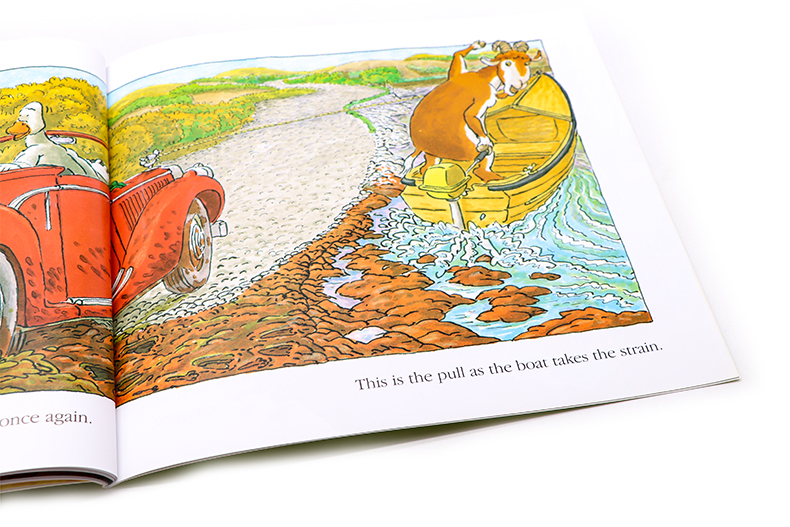 开卡车的鸭先生 英文原版绘本 Duck in the truck 凯特格林纳威大奖 Jez Alborough 儿童英语启蒙认知图画故事书 平装大开 - 图2