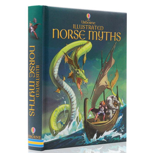北欧神话故事集 进口英文原版 The Usborne Illustrated Norse Myths 精装全彩插画版 中小学生英语课外阅读绘本图画故事书 - 图3