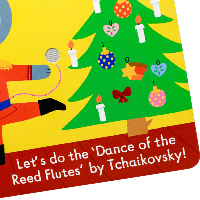 触摸发声书系列英文原版聆听音乐小小音乐厅 四季海边 Listen to the Music Seasons Seaside幼儿童乐感启蒙早教音乐纸板书会发声 - 图3