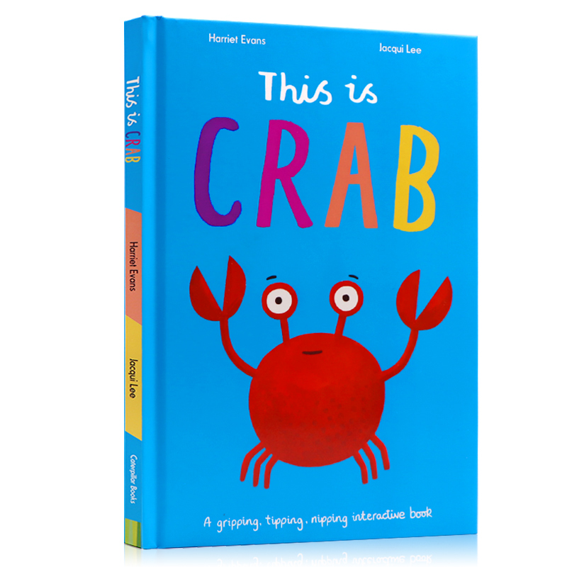 这是螃蟹 英文原版 This is Crab 精装儿童绘本性格养成互动书亲子共读英语启蒙书籍小老虎出版社Evans Harriet - 图3