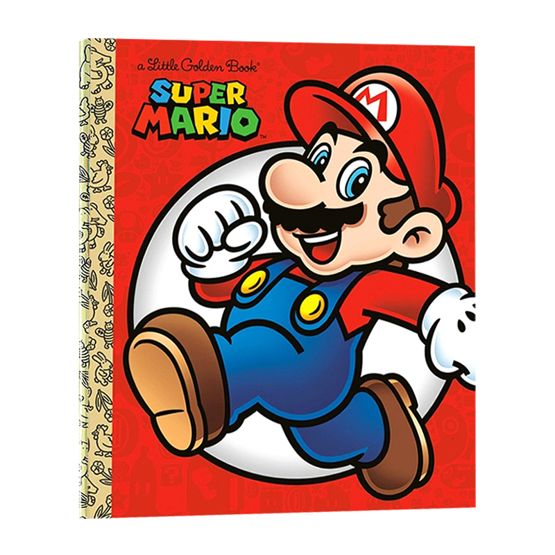 超级马里奥小金书英文原版 Super Mario Little Golden Book 精装兰登玛丽任天堂游戏周边图画书史蒂夫·福克斯 - 图3