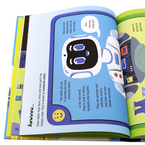 Usborne关于机器人你所需要知道的那些事 英文原版 Lots of Things to Know About Robots 儿童科普百科英语绘本彩色插图图解 - 图2