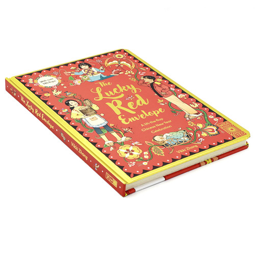 Fun China趣读中华幸运小红包英文原版绘本 Lucky Red Envelope Chinese New Year 年衣设计师 144处翻翻页中国新年农历春节礼物书 - 图0