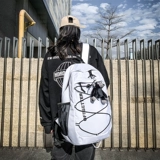 Светоотражающий рюкзак для отдыха, вместительный и большой трендовый ранец для путешествий, универсальная сумка через плечо, в корейском стиле