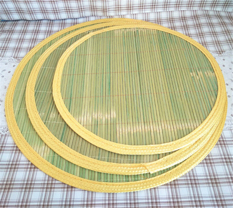 盖帘竹子饺子帘家用冰箱方形放饺子馒头托盘摆饺子垫圆形青竹盖垫_虎窝淘