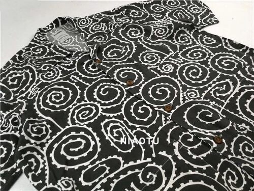 NIAOTU出品 22aw夏威夷短袖唐草衬衫宽松休闲衬衣 非 visvim dcdt - 图0