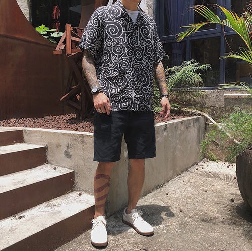 NIAOTU出品 22aw夏威夷短袖唐草衬衫宽松休闲衬衣 非 visvim dcdt - 图2