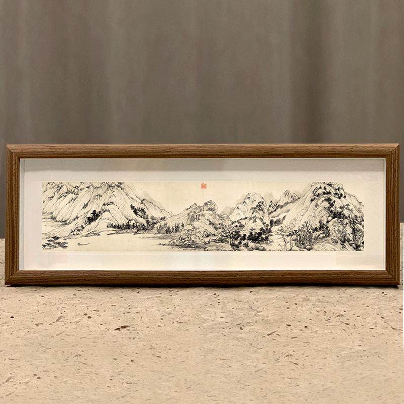 富春山居图画字画摆台画挂画办公室装饰国画横幅山水画禅意礼物,淘宝优惠券,粉丝福利购,淘宝优惠卷