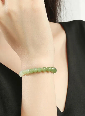 新疆和田玉玉石手链男女款