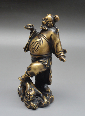 纯铜钟馗摆件桌面工艺品