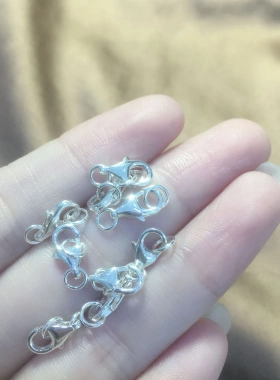 925银龙虾扣配件约0.27克