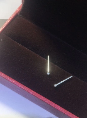 足银990迷你耳钉珠1.5mm 养耳睡觉不用摘耳钉直播爆款