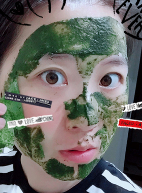董欣小草清洁面膜毛孔吸尘器正品