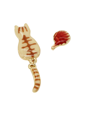 林妙妙耳钉IMUFURET日韩猫咪ins
