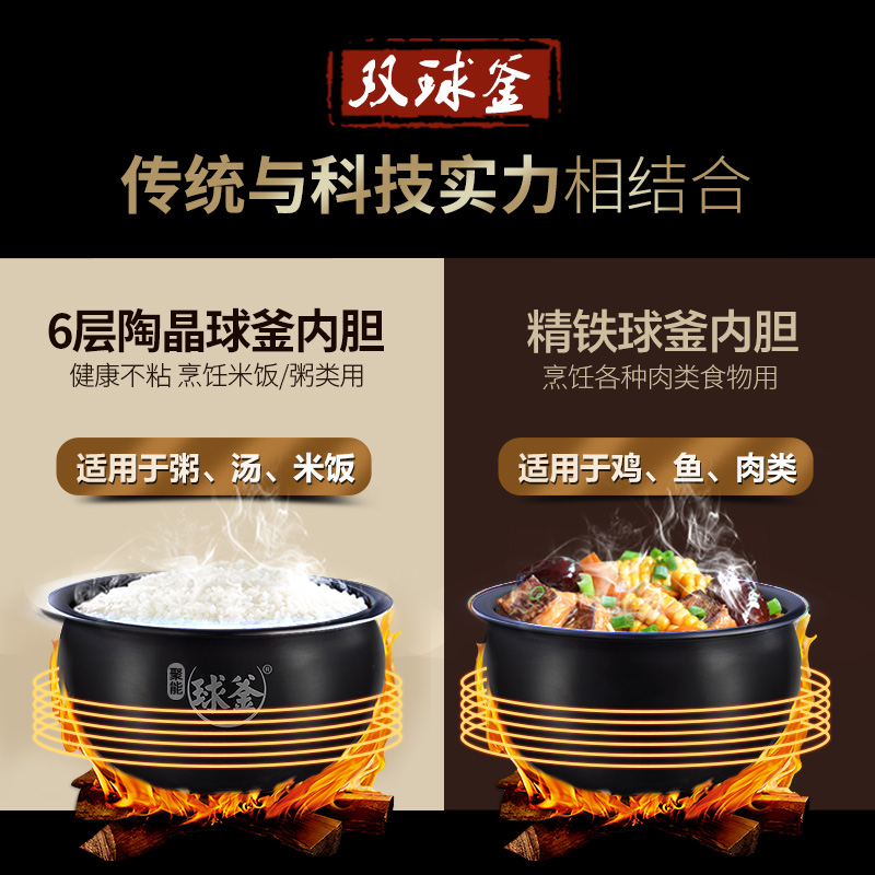 supor苏泊尔尚讯专卖店苏泊尔电压力锅智能高压锅5L升家用压力锅全自动2