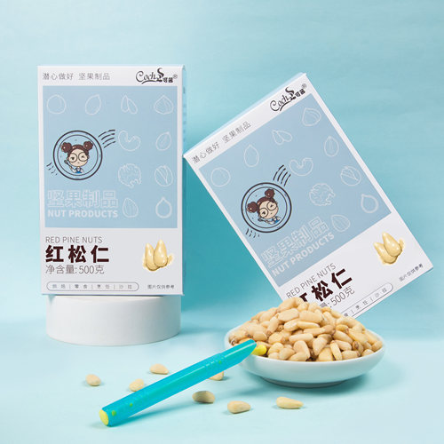可茜红松子仁新货东北特产新鲜松子原味大松籽仁坚果零食500g包装 - 图3