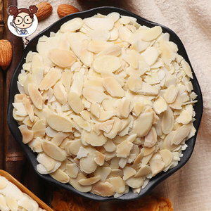 可茜焙烤扁桃仁片熟原味杏仁片巴旦木片坚果曲奇蛋糕饼干装饰即食