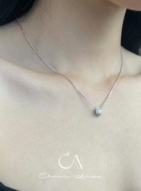 S925纯银女简约百搭项链