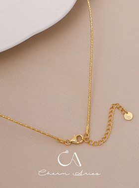 意大利进口工艺满钻微笑项链