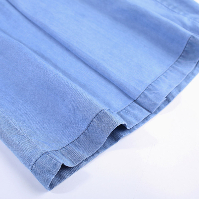 天丝五分裤裙短裤夏季六分牛仔裤 韩银贞女装牛仔裤