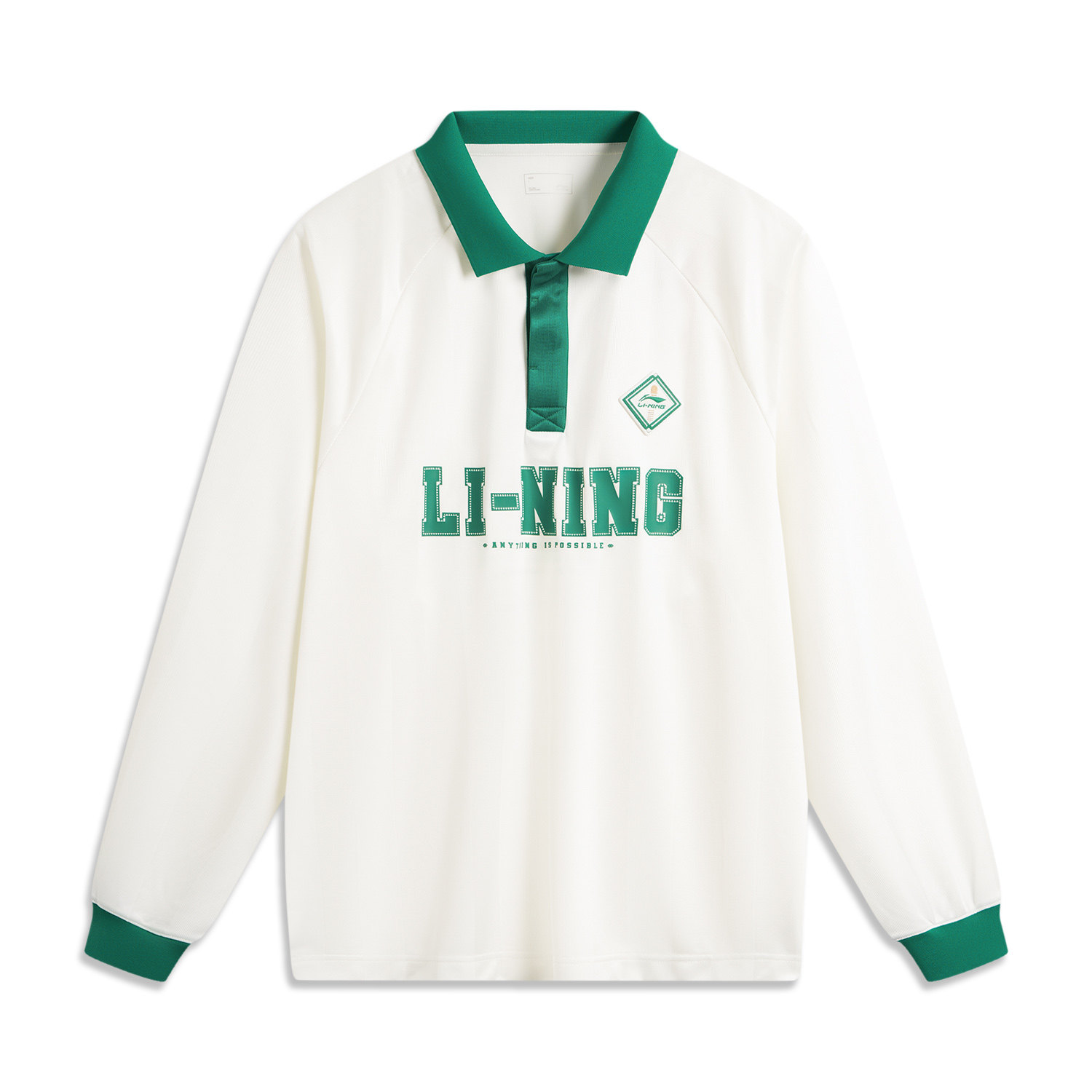 李宁运动生活系列男子长袖POLO衫时尚复古宽松运动长袖T恤APLU169,淘宝优惠券,粉丝福利购,淘宝优惠卷