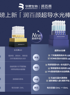 润百颜超导水光棒次抛精华液修护ECM玻色因烟酰胺补水保湿弹嫩